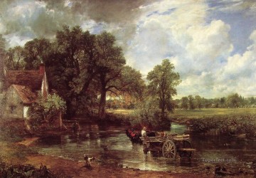 El Hay Wain paisaje romántico John Constable arroyo Pinturas al óleo